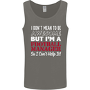 I Don't Mean to Be Football Manager Footy Mens Vest Tank Top Charcoal