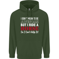 I Don't Mean to Be I Ride a Horse Riding Childrens Kids Hoodie Forest Green