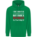 I Don't Mean to Be I Ride a Horse Riding Childrens Kids Hoodie Irish Green