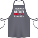 I Don't Mean to Be I Ride a Horse Riding Cotton Apron 100% Organic Steel