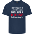 I Don't Mean to Be I Ride a Horse Riding Kids T-Shirt Childrens Navy Blue