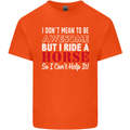 I Don't Mean to Be I Ride a Horse Riding Kids T-Shirt Childrens Orange