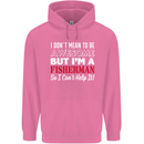 I Don't Mean to Be I'm a Fisherman Fishing Childrens Kids Hoodie Azalea