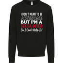 I Don't Mean to Be I'm a Scuba Diver Diving Kids Sweatshirt Jumper Black