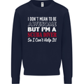 I Don't Mean to Be I'm a Scuba Diver Diving Mens Sweatshirt Jumper Navy Blue