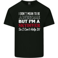 I Don't Mean to Be I'm a Skydiver Freefall Mens Cotton T-Shirt Tee Top Black