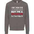 I Don't Mean to Be I'm a Skydiver Freefall Mens Sweatshirt Jumper Charcoal