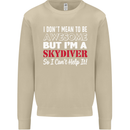 I Don't Mean to Be I'm a Skydiver Freefall Mens Sweatshirt Jumper Sand