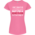 I Don't Mean to Be a Rugby Player Funny Womens Petite Cut T-Shirt Azalea