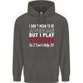 I Don't Mean to Be but I Play Tennis Player Childrens Kids Hoodie Storm Grey