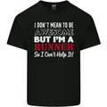I Don't Mean to Be but I'm Runner Running Kids T-Shirt Childrens Black