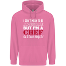 I Don't Mean to Be but I'm a Chef Mens 80% Cotton Hoodie Azelea
