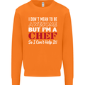 I Don't Mean to Be but I'm a Chef Mens Sweatshirt Jumper Orange