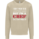 I Don't Mean to Be but I'm a Chef Mens Sweatshirt Jumper Sand