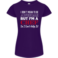 I Don't Mean to Be but I'm a Chef Womens Petite Cut T-Shirt Purple
