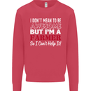 I Don't Mean to Be but I'm a Farmer Tractor Mens Sweatshirt Jumper Heliconia