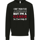 I Don't Mean to Be but I'm a Gamer Gaming Kids Sweatshirt Jumper Black