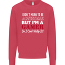 I Don't Mean to Be but I'm a Gamer Gaming Kids Sweatshirt Jumper Heliconia
