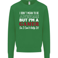 I Don't Mean to Be but I'm a Gamer Gaming Kids Sweatshirt Jumper Irish Green
