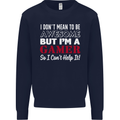 I Don't Mean to Be but I'm a Gamer Gaming Kids Sweatshirt Jumper Navy Blue