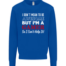I Don't Mean to Be but I'm a Gamer Gaming Kids Sweatshirt Jumper Royal Blue