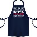 I Don't Mean to Be but I'm a Golfer Golf Cotton Apron 100% Organic Navy Blue