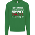 I Don't Mean to Be but I'm a Golfer Golf Kids Sweatshirt Jumper Irish Green