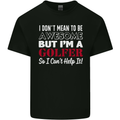 I Don't Mean to Be but I'm a Golfer Golf Kids T-Shirt Childrens Black