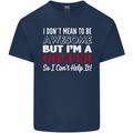 I Don't Mean to Be but I'm a Golfer Golf Kids T-Shirt Childrens Navy Blue