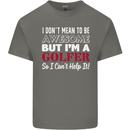 I Don't Mean to Be but I'm a Golfer Golf Mens Cotton T-Shirt Tee Top Charcoal