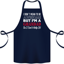 I Don't Mean to Be but I'm a Grandad Cotton Apron 100% Organic Navy Blue
