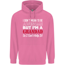 I Don't Mean to Be but I'm a Grandad Mens 80% Cotton Hoodie Azelea