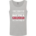 I Don't Mean to Be but I'm a Grandad Mens Vest Tank Top Sports Grey