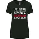 I Don't Mean to Be but I'm a Grandad Womens Wider Cut T-Shirt Black