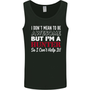 I Don't Mean to Be but I'm a Hunter Hunting Mens Vest Tank Top Black