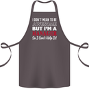 I Don't Mean to Be but I'm a Manager Rugby Cotton Apron 100% Organic Dark Grey
