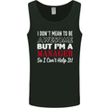 I Don't Mean to Be but I'm a Manager Rugby Mens Vest Tank Top Black
