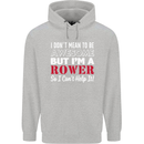 I Don't Mean to Be but I'm a Rower Rowing Childrens Kids Hoodie Sports Grey