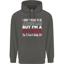 I Don't Mean to Be but I'm a Rower Rowing Childrens Kids Hoodie Storm Grey