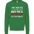 I Don't Mean to Be but I'm a Rower Rowing Kids Sweatshirt Jumper Irish Green
