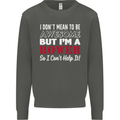I Don't Mean to Be but I'm a Rower Rowing Kids Sweatshirt Jumper Storm Grey