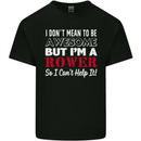 I Don't Mean to Be but I'm a Rower Rowing Kids T-Shirt Childrens Black