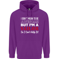 I Don't Mean to Be but I'm a Sailor Sailing Childrens Kids Hoodie Purple