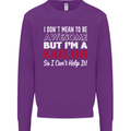 I Don't Mean to Be but I'm a Sailor Sailing Mens Sweatshirt Jumper Purple
