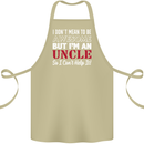 I Don't Mean to Be but I'm an Uncle's Day Cotton Apron 100% Organic Khaki