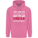 I Don't Mean to Be but I'm an Uncle's Day Mens 80% Cotton Hoodie Azelea