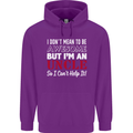 I Don't Mean to Be but I'm an Uncle's Day Mens 80% Cotton Hoodie Purple