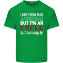 I Don't Mean to Be but I'm an Uncle's Day Mens Cotton T-Shirt Tee Top Irish Green