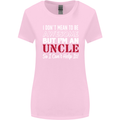 I Don't Mean to Be but I'm an Uncle's Day Womens Wider Cut T-Shirt Light Pink
