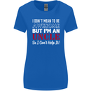 I Don't Mean to Be but I'm an Uncle's Day Womens Wider Cut T-Shirt Royal Blue